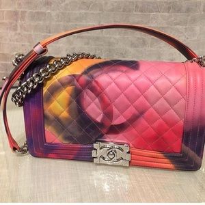 Chanel Boy Bag Flower Bomb